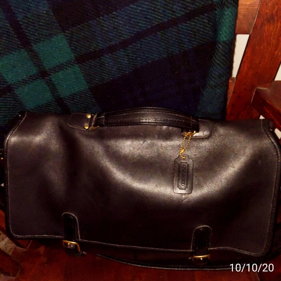 Vtg Coach Executive briefcase messenger bag  1991 - Picture 3 of 13